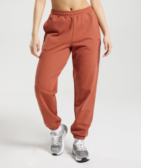 Women's Gymshark Rest Day Sweats Jogger Brown | CA 36701A